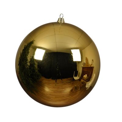 Light Gold Christmas Tree Bauble (14cm)