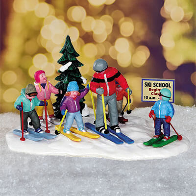 Lemax Christmas Village Ski School Table Accent