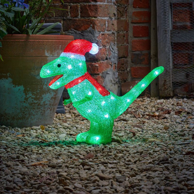 InLit Ice Dino - Large LED Christmas Light