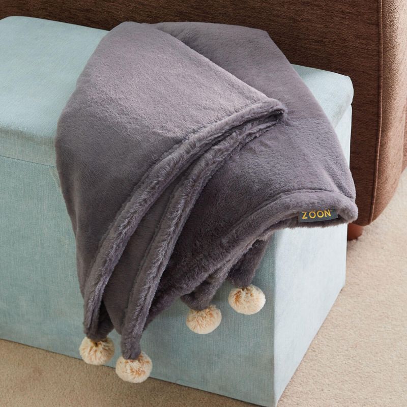 Zoon Head In The Clouds Velour Comforter Soft Dog Blanket