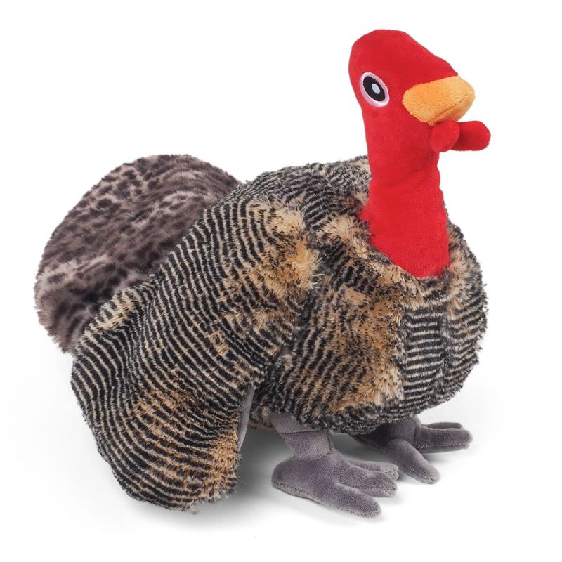 Zoon 'Gobbles!' The Turkey - Soft Dog Toy with Squeaker