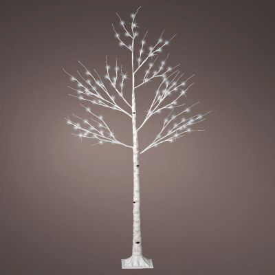 180cm Micro LED White Christmas Birch Twig Tree