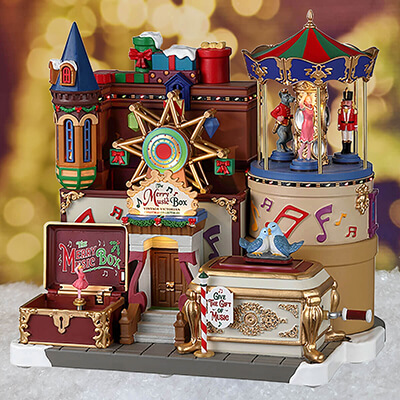 Lemax The Merry Music Box (Includes Power Adapter) - Sights and Sounds