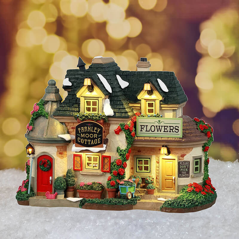 Lemax Farnley Moor Cottage (Battery Operated) - Christmas Village Model