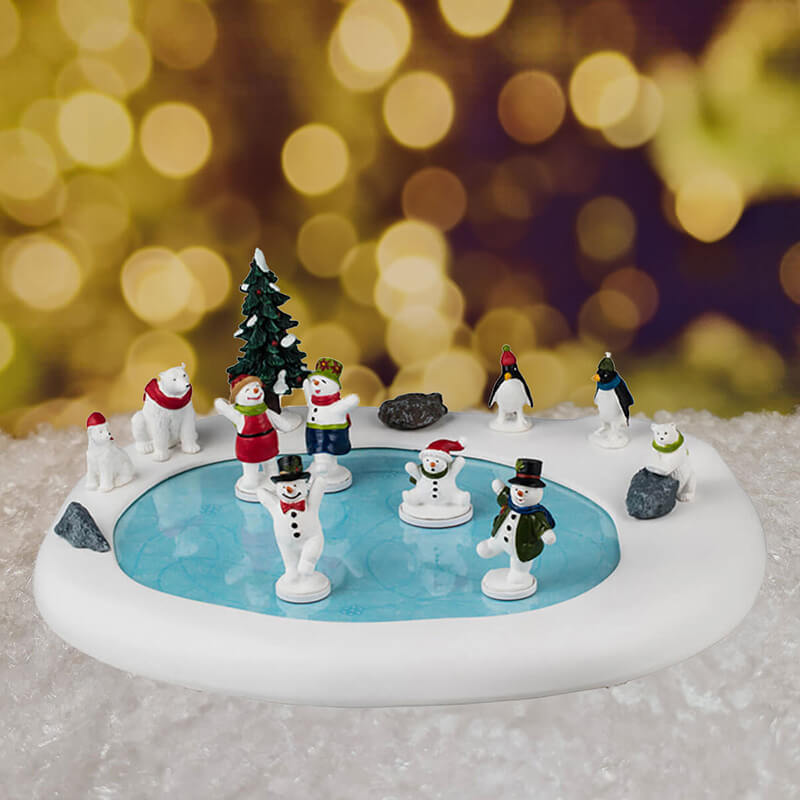 Lemax Secret Snowman Ball (Battery Operated) - Table Accent