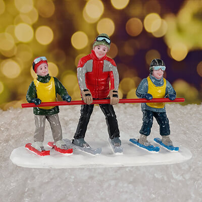 Lemax Bunny Slope Beginners - Figurine