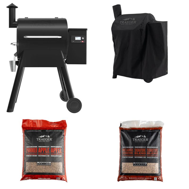 Traeger Pro D2 575 BBQ with (With Free Cover and 4 Bags of Pellets)