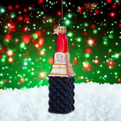 Vondels Red Lipstick Christmas Tree Decoration (11cm)