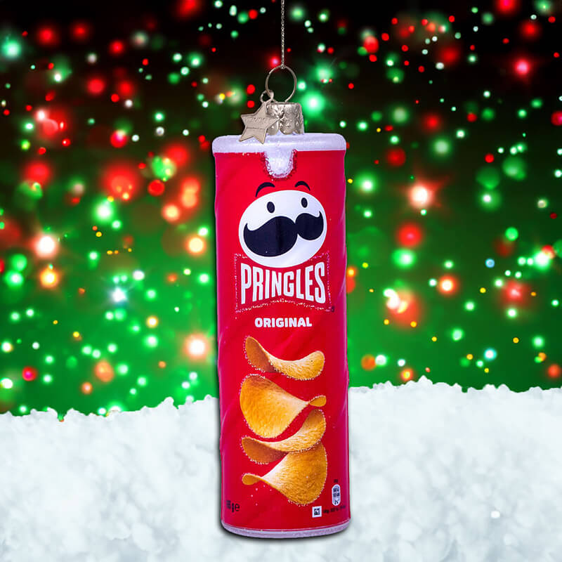 Vondels Opal Red Pringles Christmas Tree Decoration (12cm)