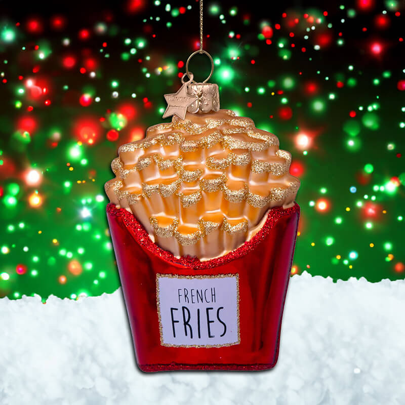 Vondels French Fries Christmas Tree Decoration (10cm)