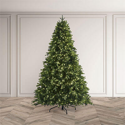 6.5ft Oakley Fir Artifical Indoor Christmas Tree (With LED Lights)