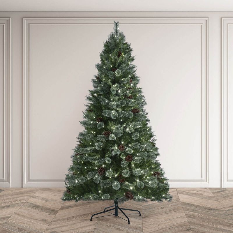 7.5ft Hollingworth Spruce Artificial Indoor Christmas Tree - LEDs