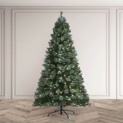 7.5ft Hollingworth Spruce Artificial Indoor Christmas Tree - LEDs