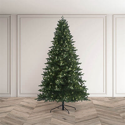 6.5ft Merrivale Fir Artificial Indoor Christmas Tree - LEDs