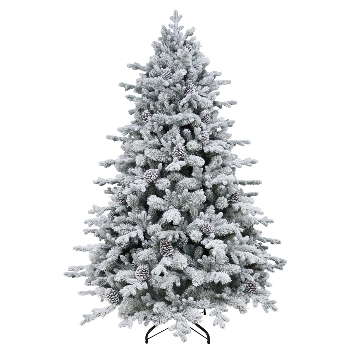 9 ft white flocked christmas tree