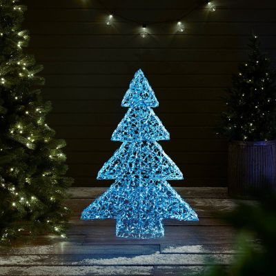 100cm Iridescent Tree - Christmas Light