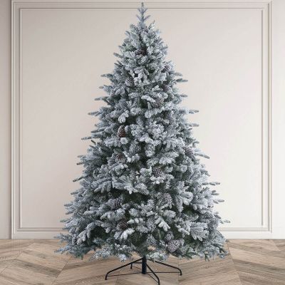 9ft Winterfold Fir Artificial Indoor Christmas Tree - Frosted