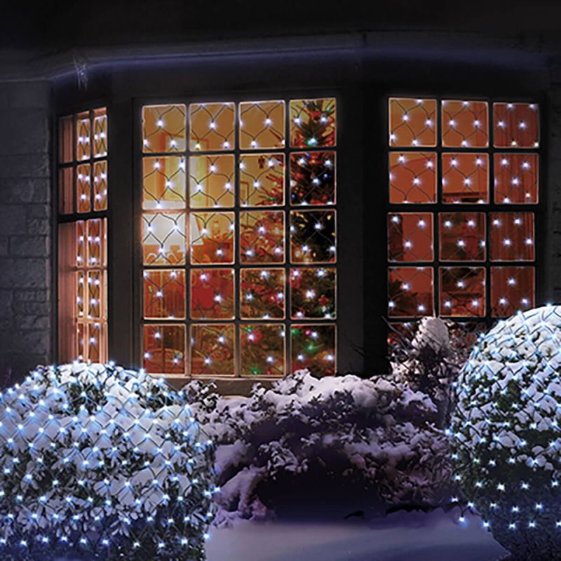 360 Cool White LED Christmas Net Light (3.5m x 1.2m Lit Area)