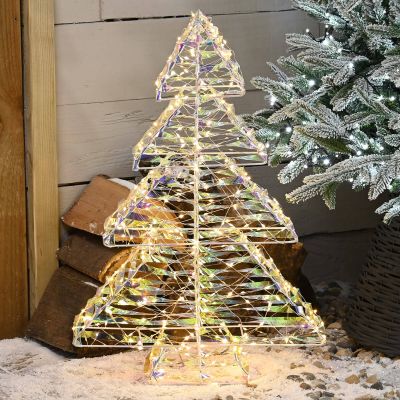 Star Shimmer Christmas Tree - Christmas Multifunction LED Light (60cm Height)