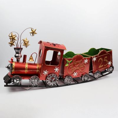 Metal Christmas Train with LEDs - Ruxley Manor