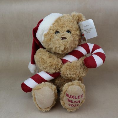 Ruxley Manor Bear with Candy Cane 2022